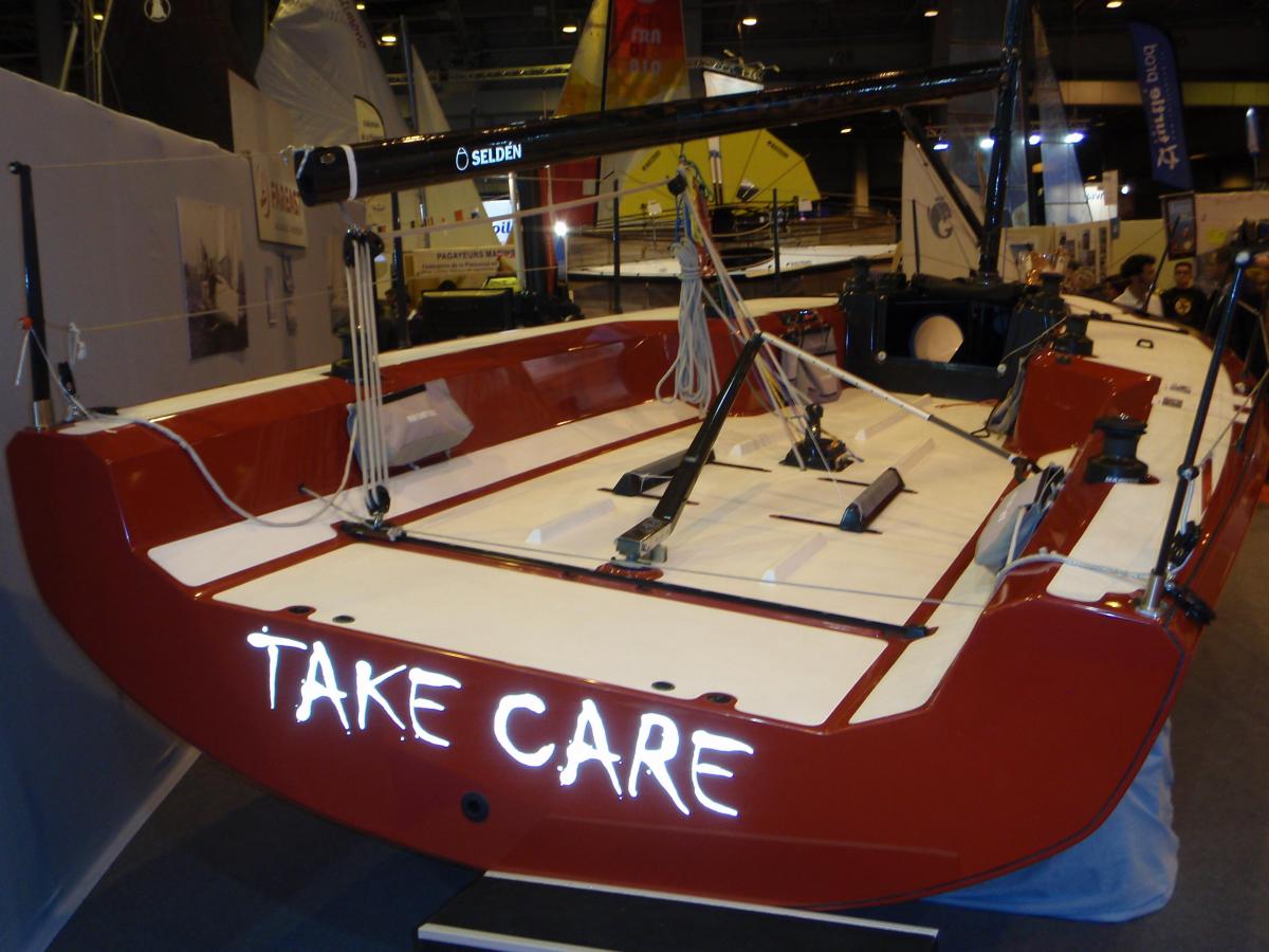 Salon Nautique - sailing sled...! Salon Nautique - sailing sled...!